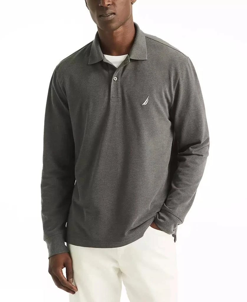 Nautica Men's Long Sleeve Deck Polo Shirt 1