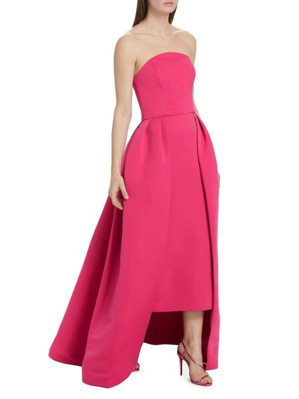 Amsale Arch Strapless High-Low Gown 3