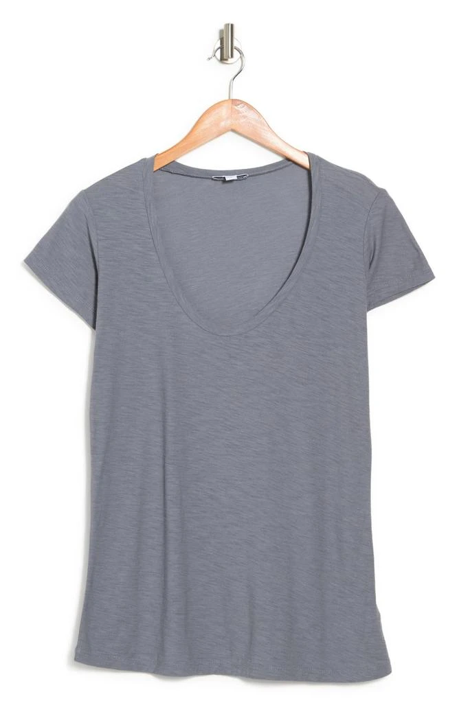 James Perse Deep V-Neck T-Shirt 3