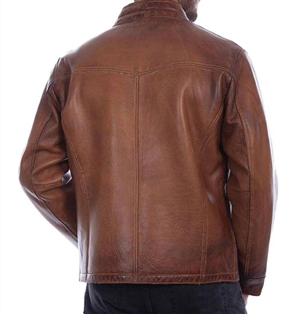 Scully Scully - Men's Luxurious Lamb Leather Shearling Lined Jacket