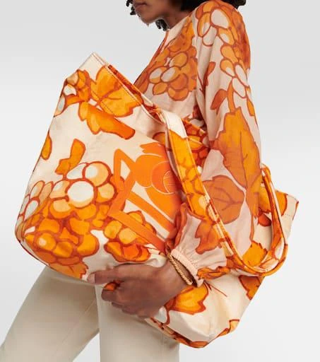 ETRO Pegaso leather-trimmed tote bag 2