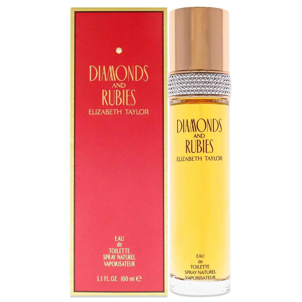 Elizabeth Taylor Diamonds and Rubies by  for Women - 3.3 oz EDT Spray 1