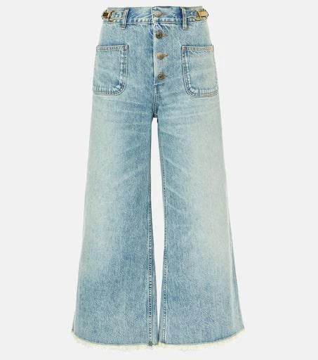 Stella McCartney High-rise cropped flared jeans 1