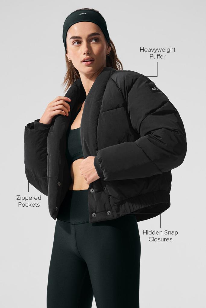 Alo Stargazing Puffer - Black