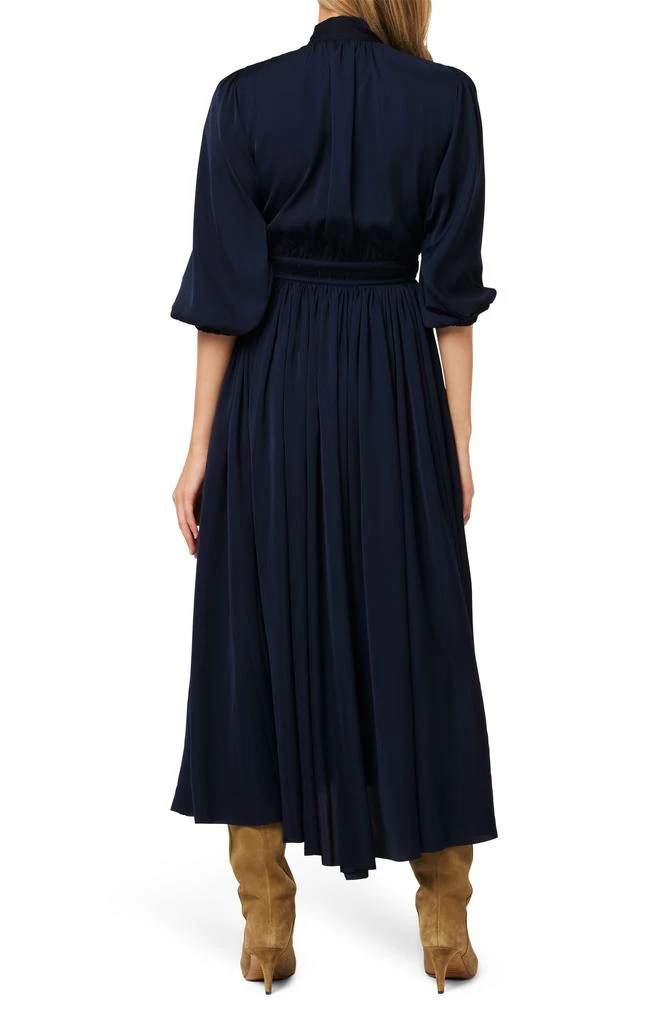 Joe's x Andrea's Lookbook Elle Tie Neck Blouson Sleeve Midi Dress 2