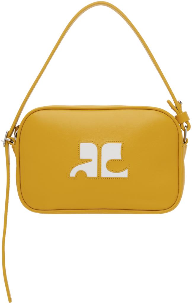 Courrèges Cloud Chained Mirror Purse - Leather - Silver