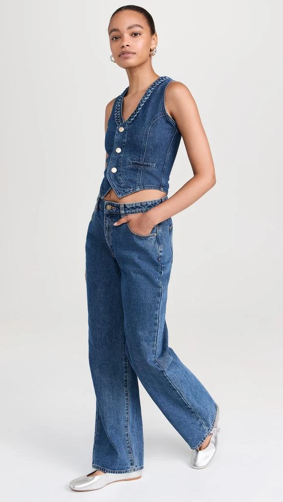 Damson Madder Isla Denim Waistcoat 4