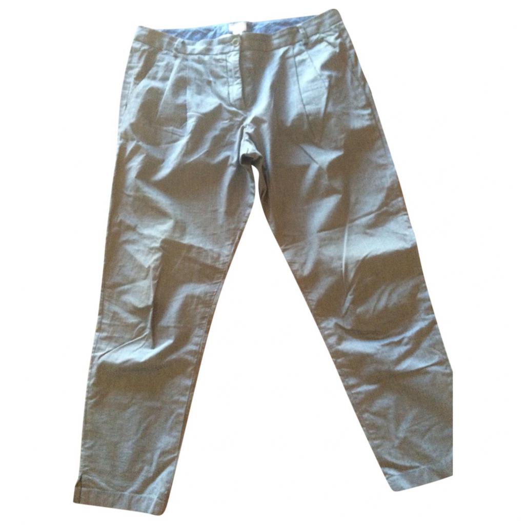 Hartford Hartford Grey Cotton Trousers