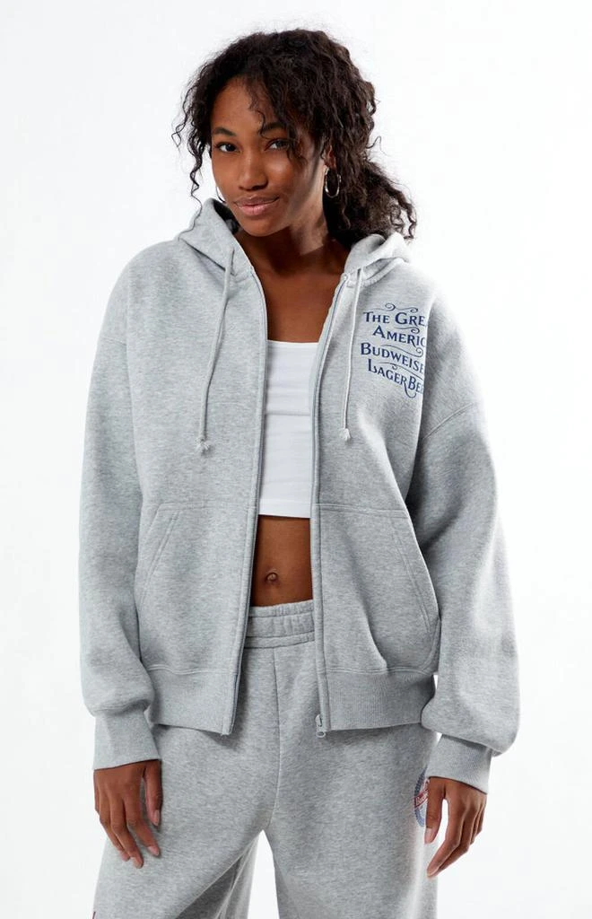 Budweiser By PacSun Zip Up Hoodie 1