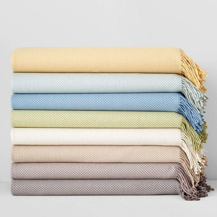 Sferra Bristol Basketweave Cotton & Alpaca Throw 3