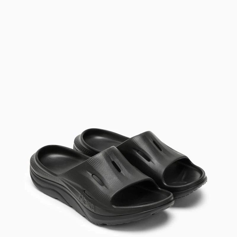 Hoka One One Black Ora Recovery Slide 3 2