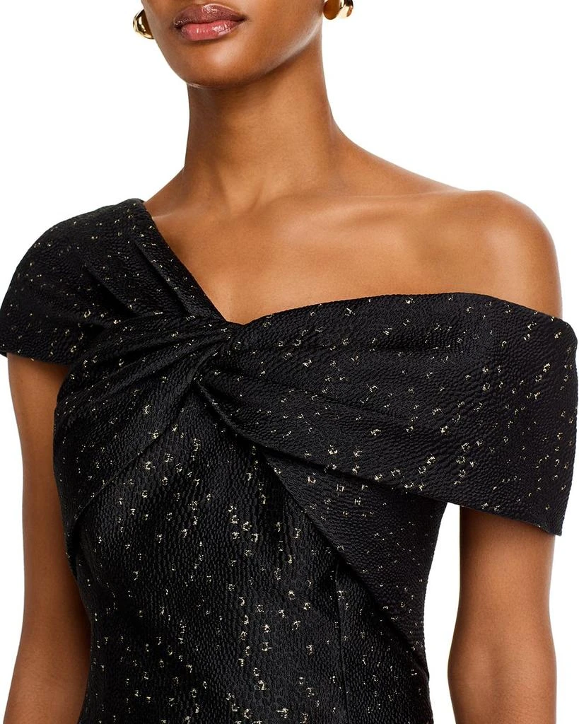 Teri Jon Speckle Jacquard Dress 6