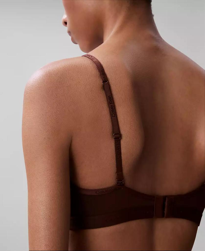 Calvin Klein Women's Form To Body Lightly Lined Triangle Bralette QF6758