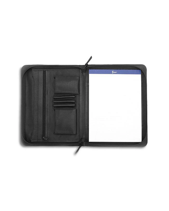 ROYCE New York Luxury Leather Zip-Around Portfolio & iPad Tablet Organizer 1