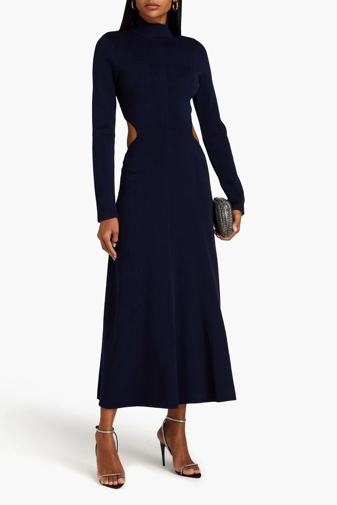 Anika cutout stretch-knit midi dress  On Sale Now with Up to 85% Off |  Discover Exclusive Deals & Savings at BeyondStyle  Authentic Aje women|midi  dresses|clothing|knit dresses|dresses with Limited-Time Discounts, Free