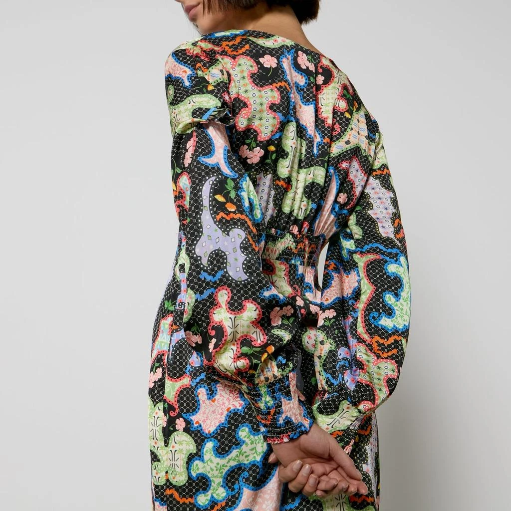 Never Fully Dressed Never Fully Dressed Louella Satin Midi Dress 3