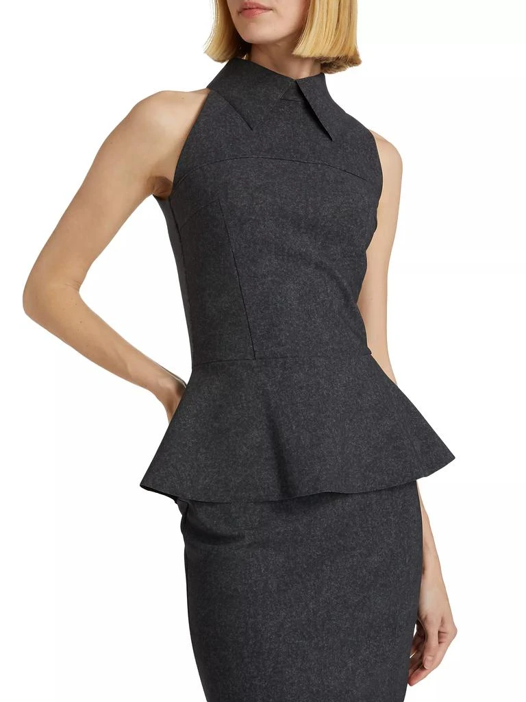 Chiara Boni Idino Peplum Cocktail Dress 6