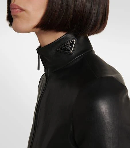 Prada Cropped leather jacket 5