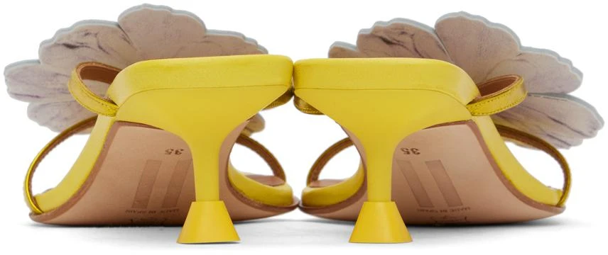 MIISTA Yellow Lourdes Heeled Sandals 2