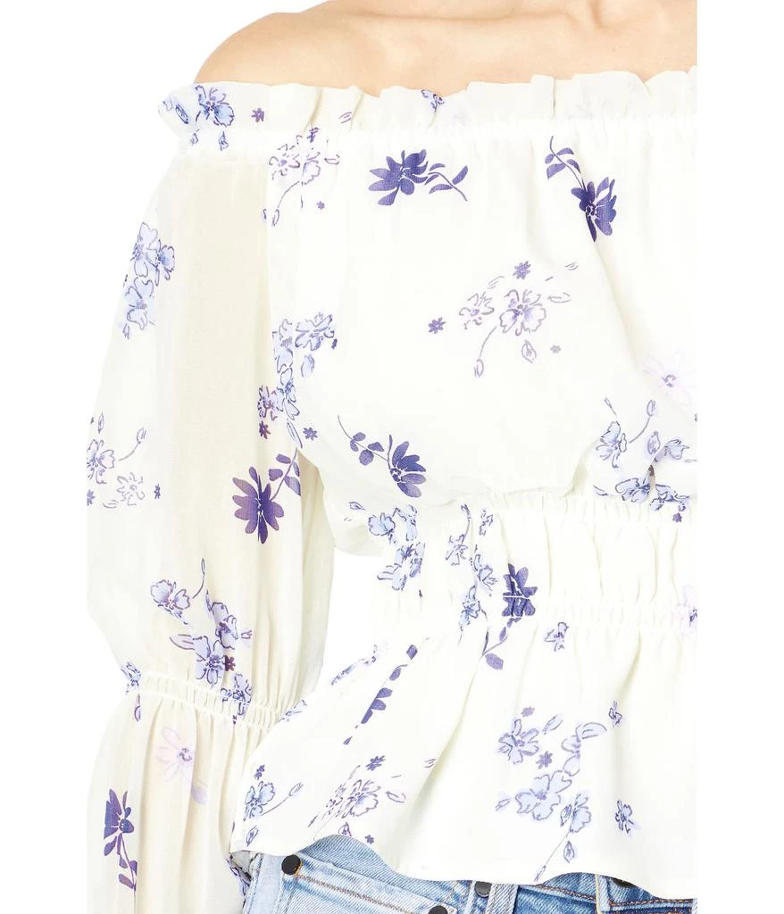 Wayf Portola Off Shoulder Long Sleeve Top 3