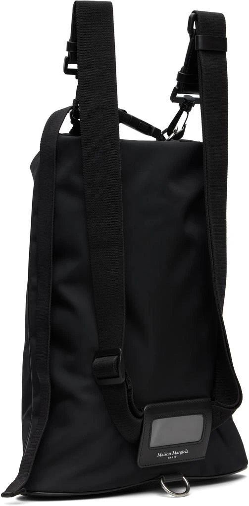 MAISON MARGIELA Black High Tech Roll Up Backpack 3