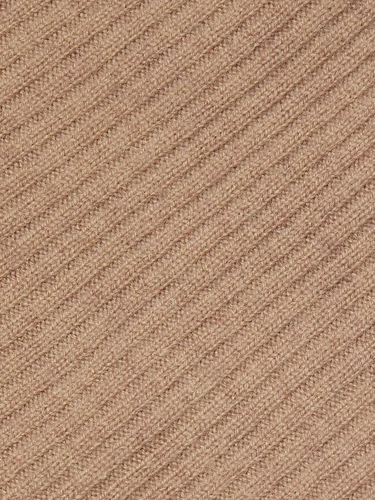 Naadam Wool-Cashmere Ribbed Asymmetrical Sweater 7