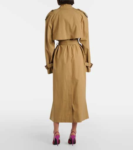 Yves Saint Laurent Cotton and silk trench coat 3