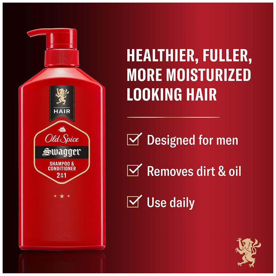 Old Spice 2 in 1 Shampoo and Conditioner for Men Cedarwood and Lime