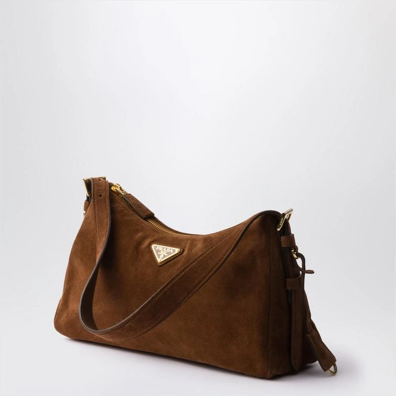 Prada Prada Aimée medium bag in Cocoa suede 3