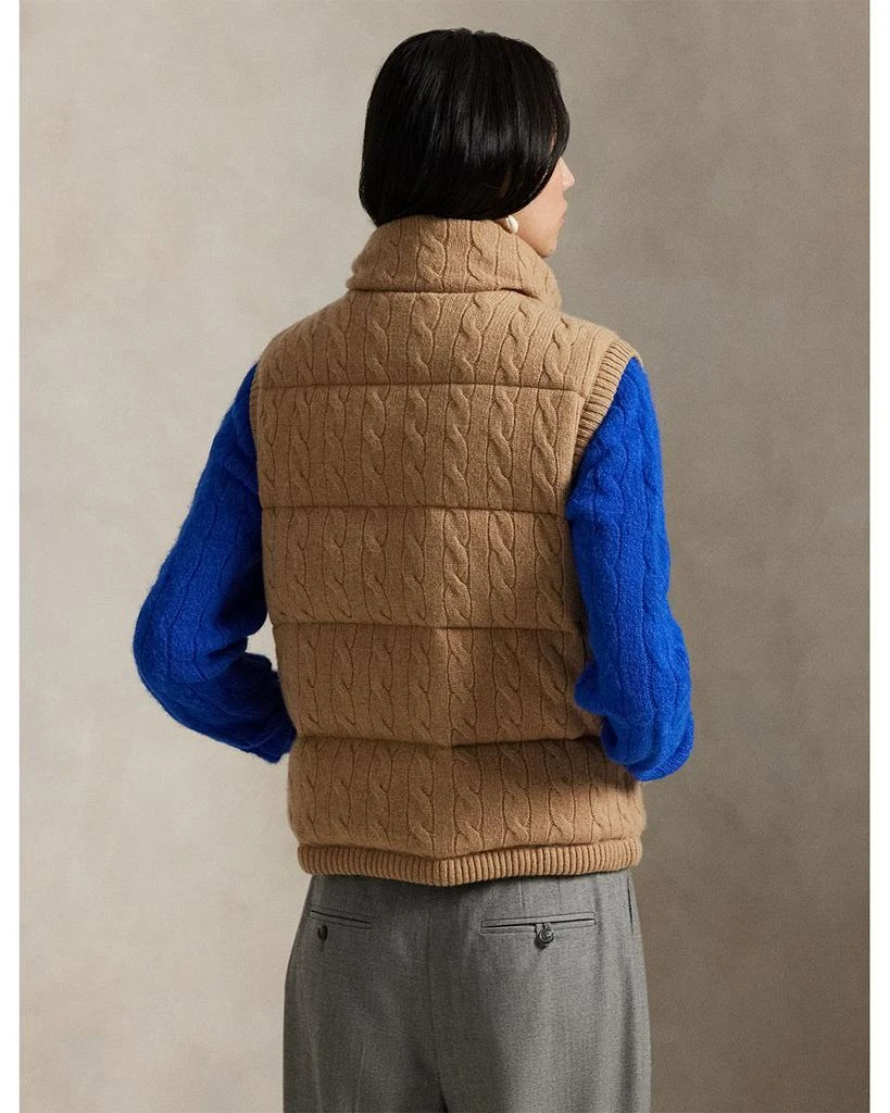 Ralph Lauren Cable Knit Puffer Vest 3