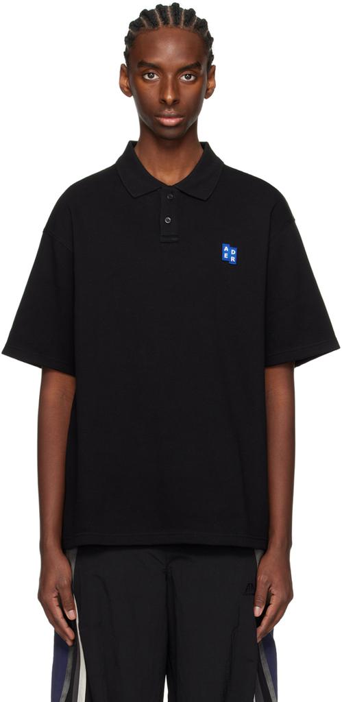 ADER error Black Sig; TRS Tag LS 04 Polo - Polo Shirts