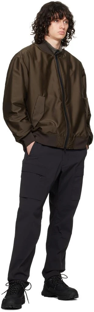 Descente ALLTERRAIN Brown MA-1 Bomber Jacket S - Jackets - BeyondStyle