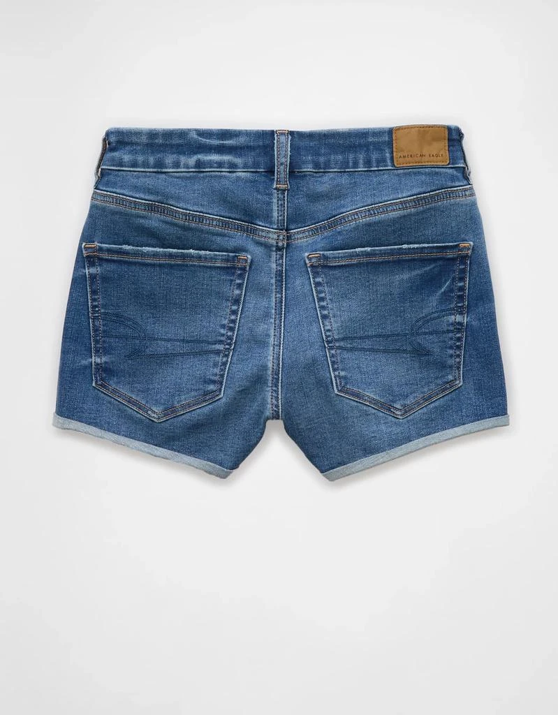 AE AE Next Level Curvy Ripped High-Waisted Denim Short Short 4