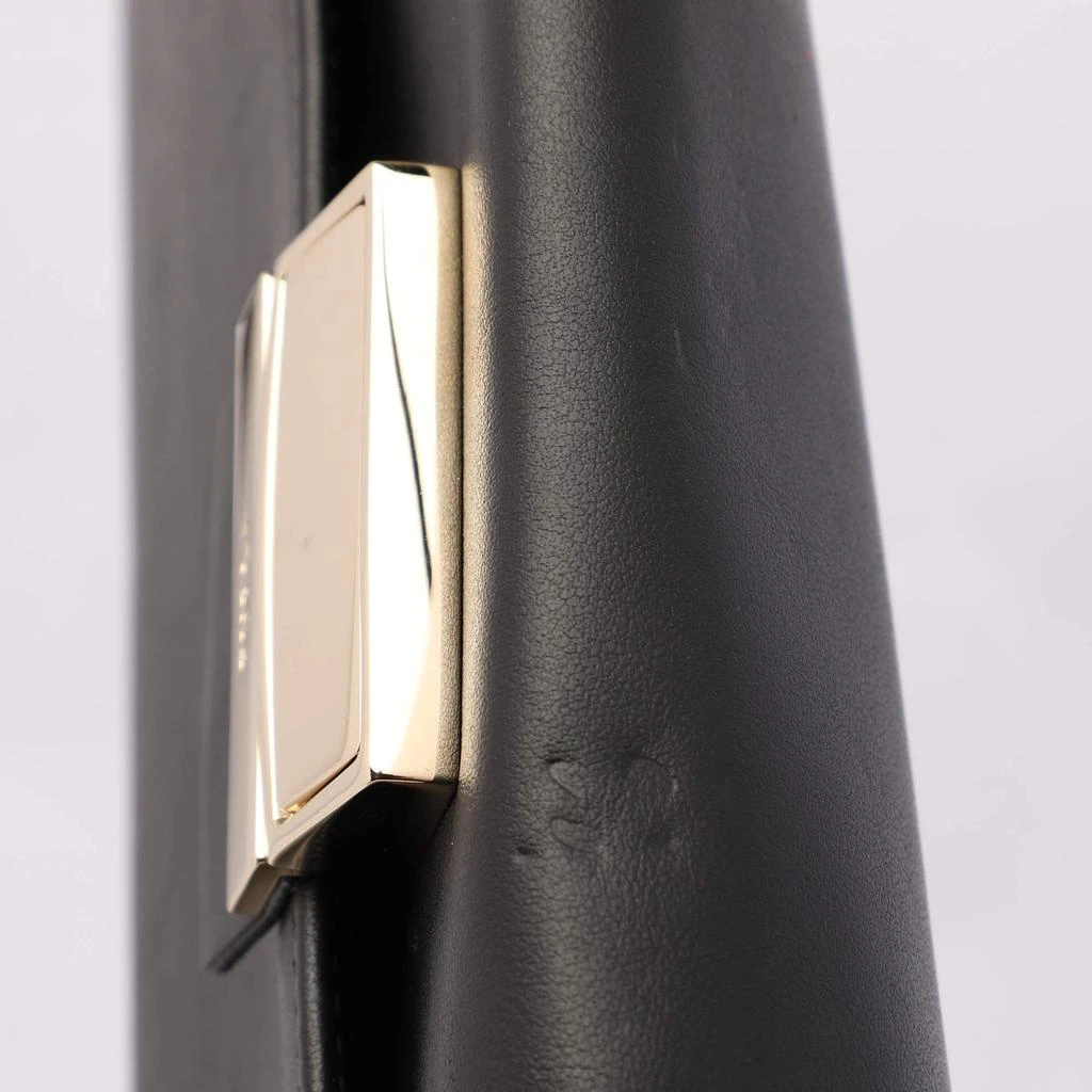 Furla Furla Black Leather Push Lock Flap Crossbody Bag 6