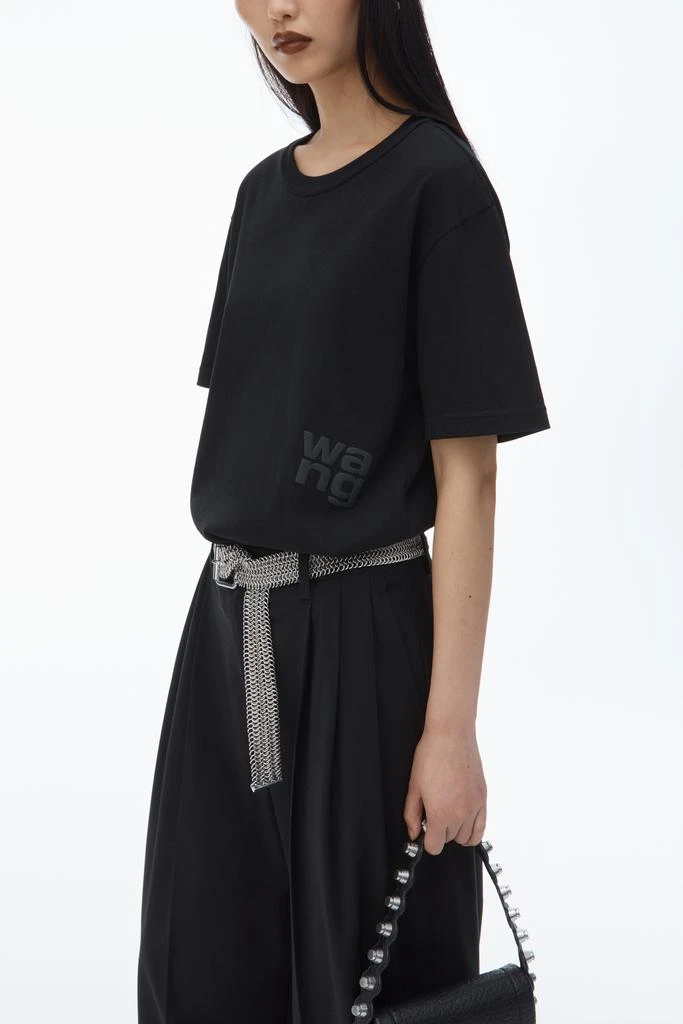 Alexander Wang Black Cotton-Jersey Logo Tee 6