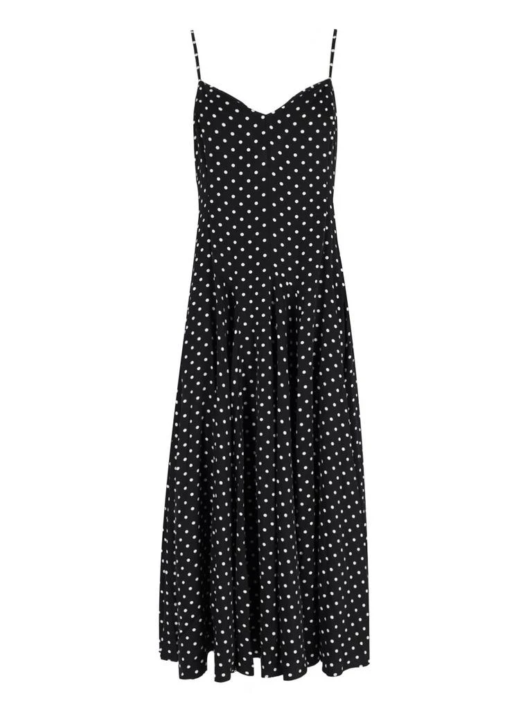Ralph Lauren Polo Ralph Lauren Polka Dot Printed Midi Dress 1
