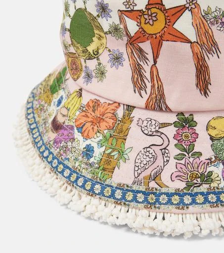 ALÉMAIS Hazel linen bucket hat 3