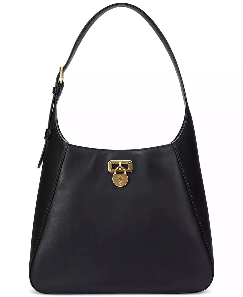 Ralph Lauren Leather Large Tanner Shoulder Bag 1