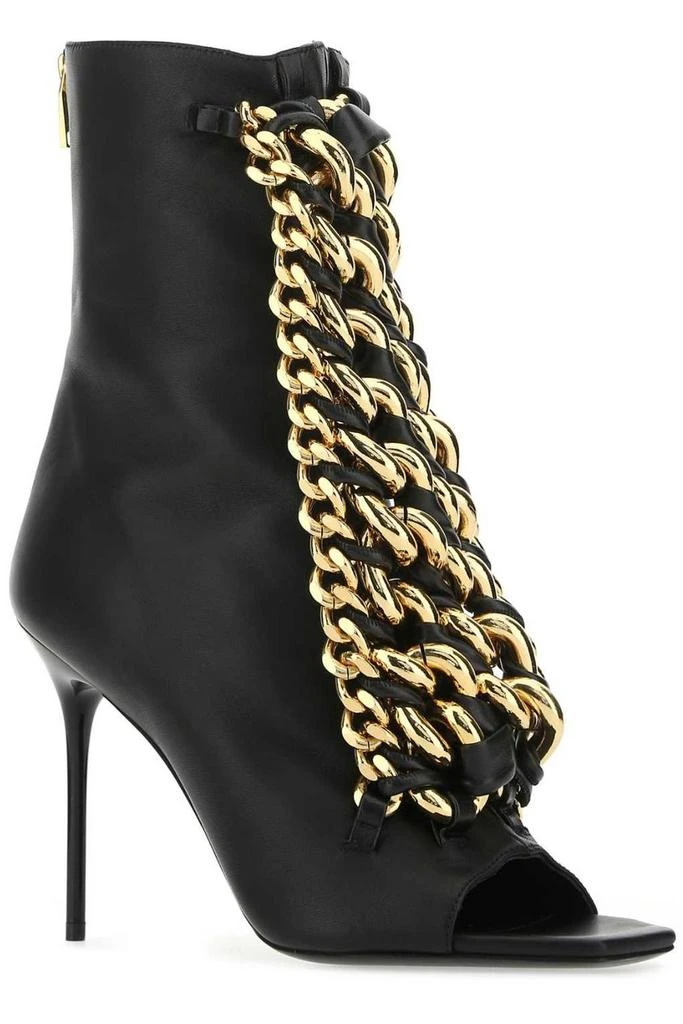 Balmain Balmain Chain Link Detailed High Heel Sandals 2
