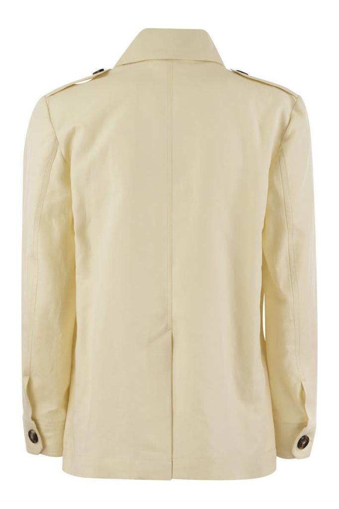 Weekend Max Mara Weekend Max Mara Bacca - Cotton And Linen Safari Jacket