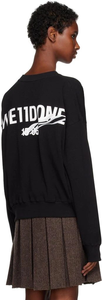 We11done Black Printed Sweatshirt 3