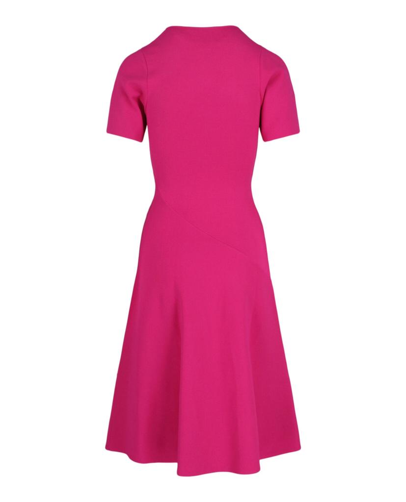 Stella McCartney Compact Knit Short Sleeve Dress