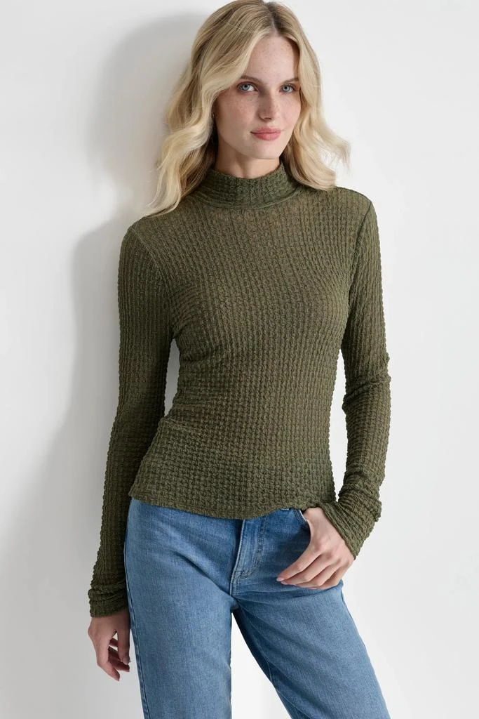 DKNY PEBBLE LACE TURTLENECK 1