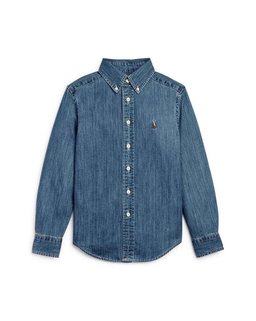 Ralph Lauren Ralph Lauren Boys' Denim Button-Down Shirt - Little Kid, Big Kid