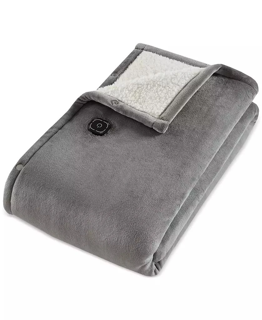 Sharper Image Heated Fleece Snuggle Wrap 9