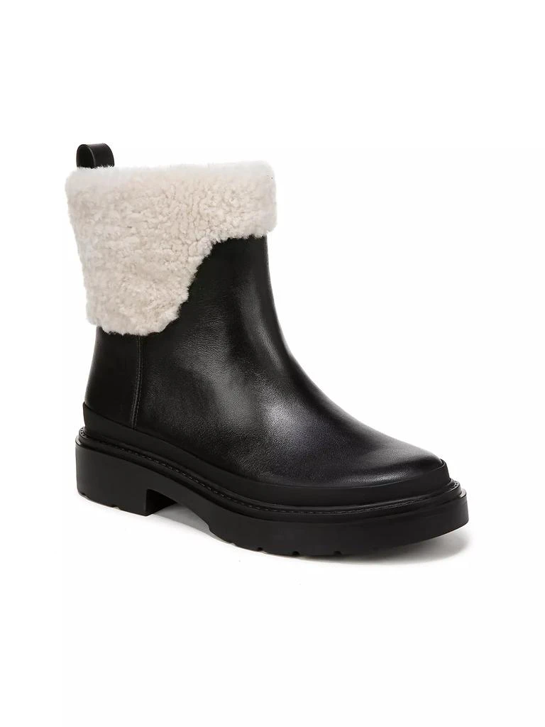 Vince Percie Shearling-Trimmed Short Boots 2
