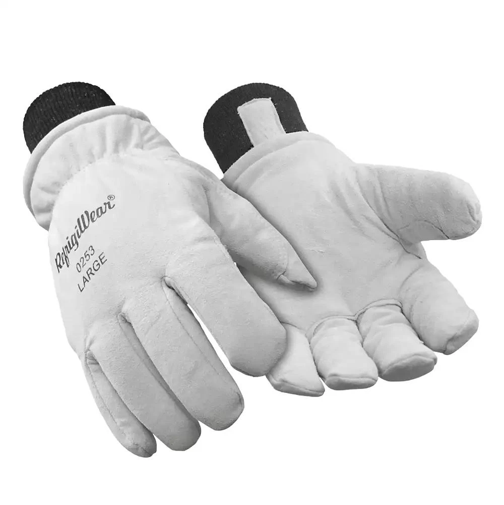 RefrigiWear Men
s Leather Insulated Glove - Premium Leather Work Gloves, Durable, Warm Thinsulate Lining