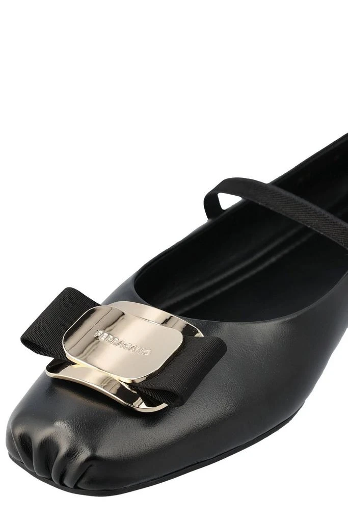 Salvatore Ferragamo Ferragamo New Vara Slip-On Ballerina Shoes 4