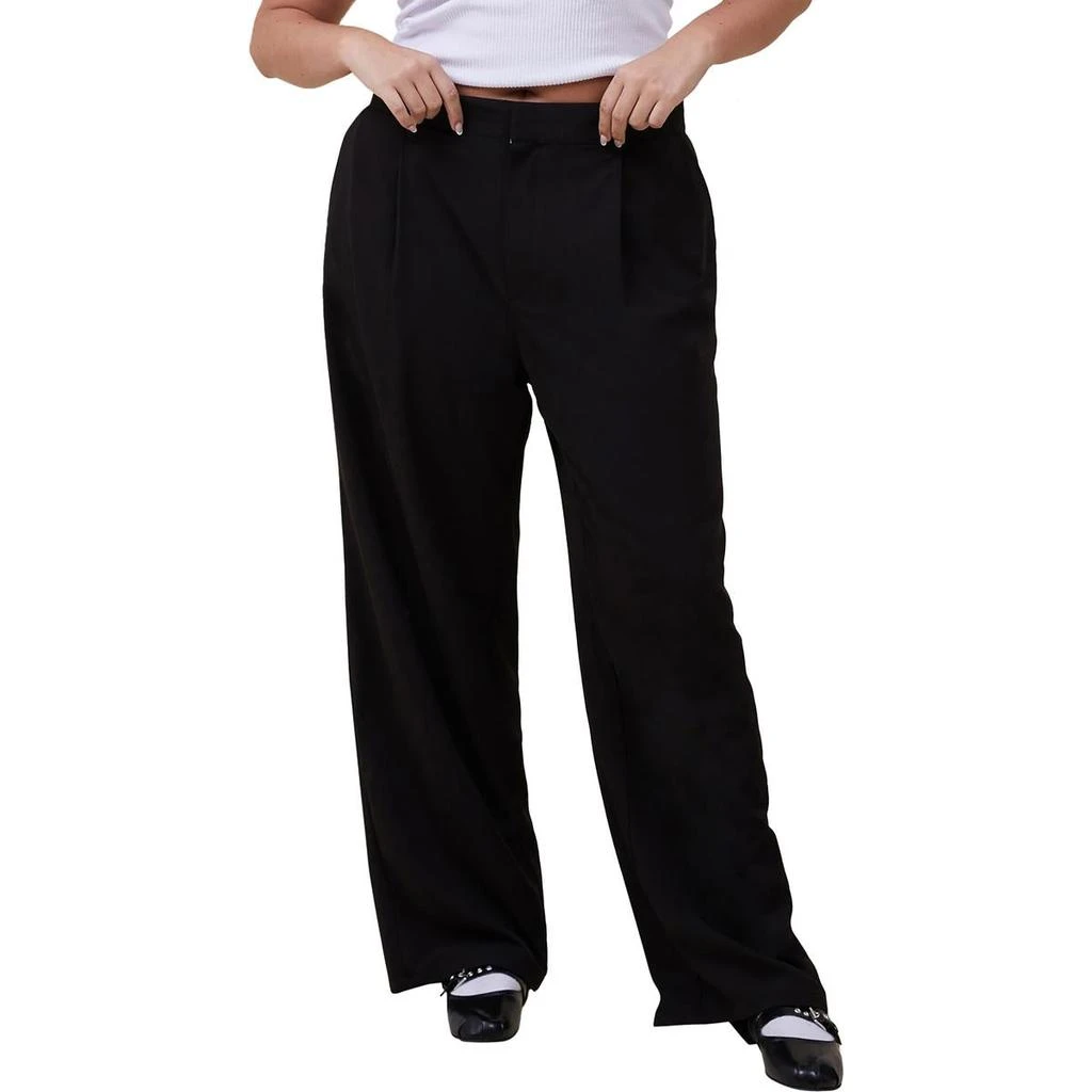 Cotton On Womens High Rise Pleated Wide Leg Pants 3