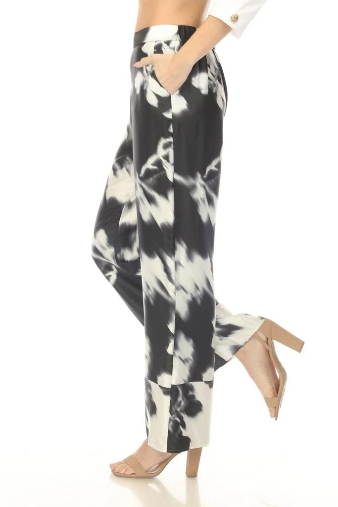 JOSEPH RIBKOFF Joseph Ribkoff - Floral Satin Wide Leg Pants 4